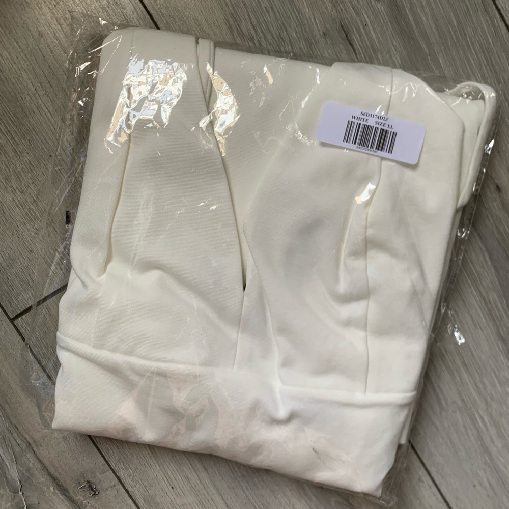 Lulus’s white midi dress XL NWT - Picture 7 of 8